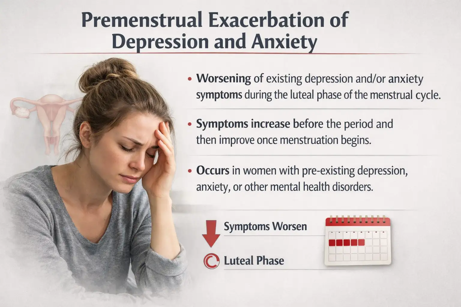 Premenstrual Exacerbation of Depression and Anxiety