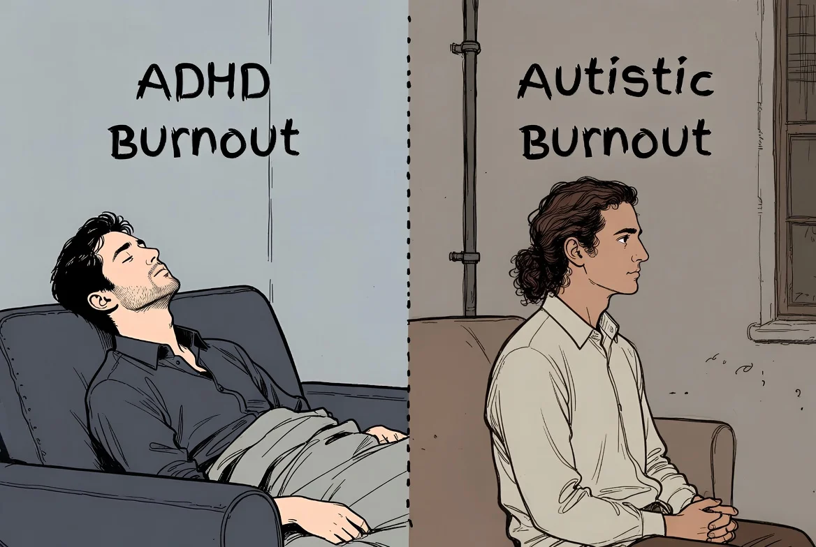 ADHD Burnout vs Autistic Burnout
