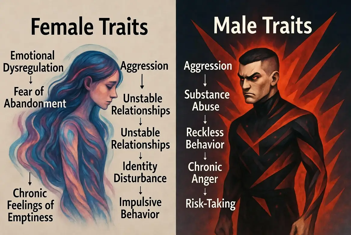 Borderline Personality Disorder Female vs. Male