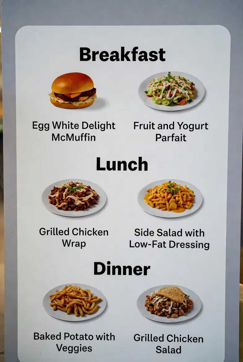 Healthiest Fast Food Choices by Meal Type