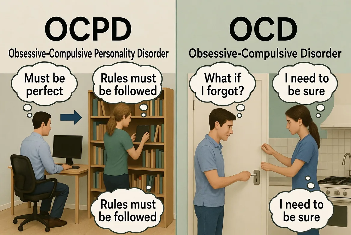 OCPD vs. OCD Examples Real-Life Scenarios