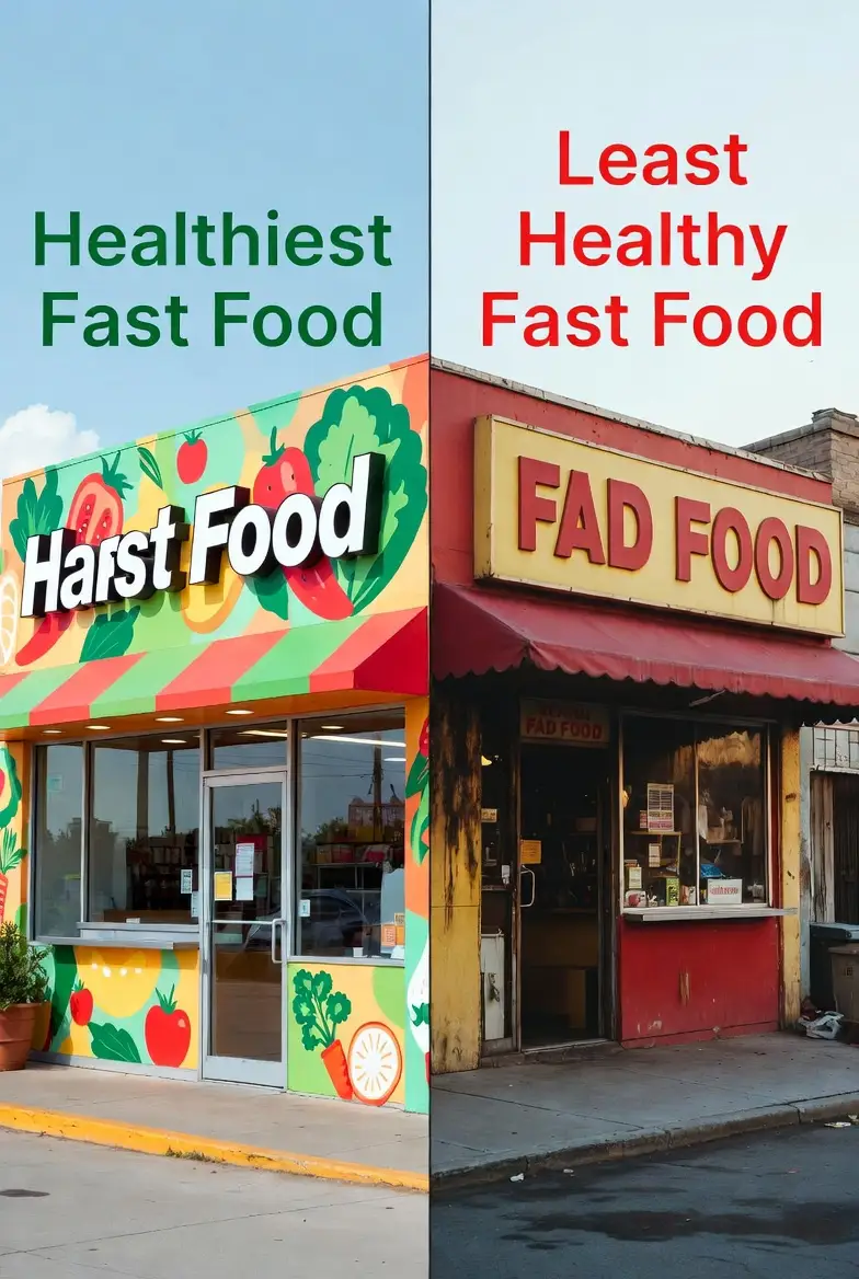 What Is the Healthiest vs. Least Healthy Fast Food Restaurant