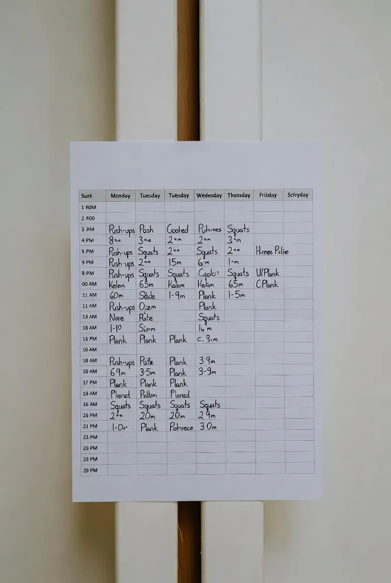 Free Exercise Plans, PDFs & Weekly Schedules