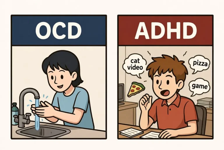 ocd vs adhd