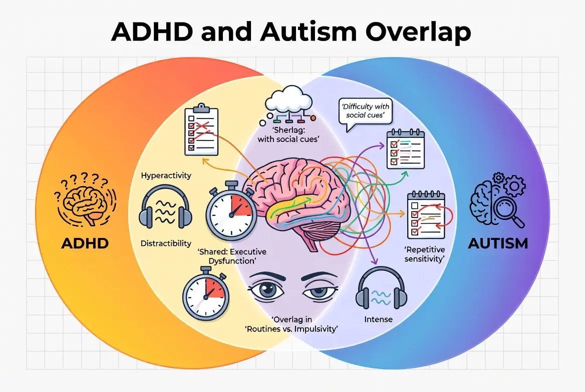 ADHD and Autism Overlap Symptoms