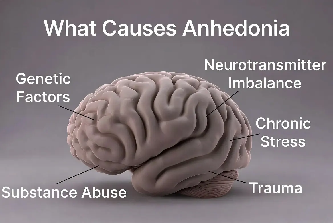 What Causes Anhedonia in the Brain