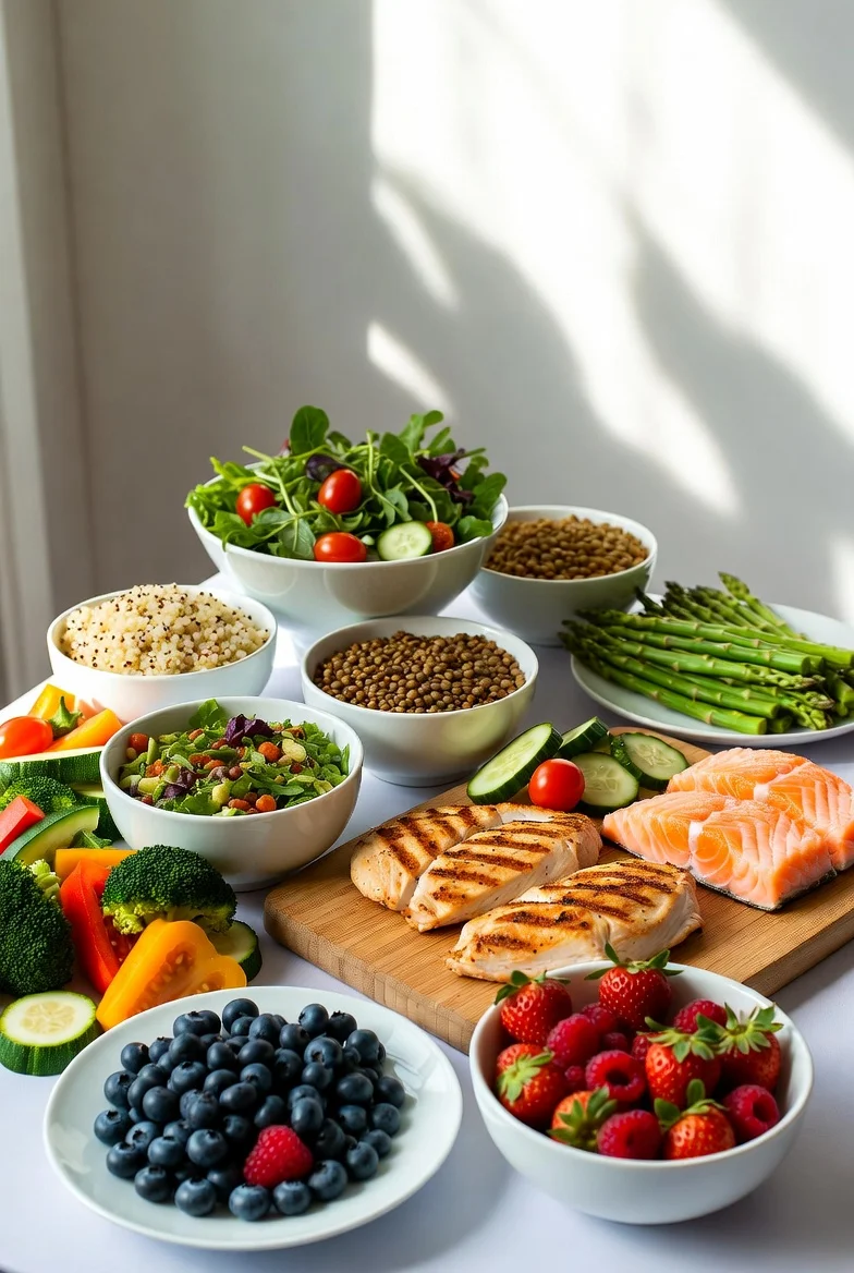 Low Carb, High Protein & Low Calorie High Fiber Foods